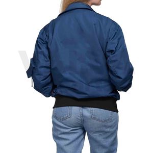 Custom Logo Ladies Zipper Long Sleeve <b>Coat</b> <b>Thick</b> Crop Padded Puffer Jackets <b>Coats</b> for Autumn <b>Winter</b> Customized According Your - Product Image 6