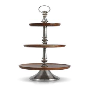 Lot de 3 supports à chocolat et à dessert en bois gaufré de luxe avec lettres arabes Finition blanche 100% Design arabe sans danger pour les aliments - Product Image 2