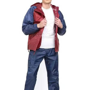 Traje cortavientos para hombre con logotipo personalizado al por mayor, novedad, traje cortavientos de uso regular informal OEM - Product Image 4