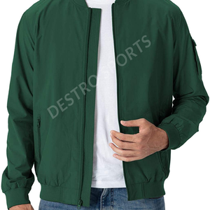 แจ็กเก็ตบอมเบอร์แจ็คเก็ตแขนยาวมีซิปสำหรับกลางแจ้งไซส์ใหญ่พิเศษออกแบบโลโก้ได้ตามต้องการ - Product Image 5