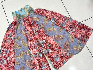 Palazo de retazos de capa de seda, ropa de fiesta bohemia para mujer, pantalón de mujer de retazos de capa de seda, estilo bohemio hippie - Product Image 5