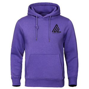 Sweat-shirt à capuche en molleton de coton premium, intérieur brossé, chaud, coupe oversize, poignets côtelés, logo personnalisé, streetwear décontracté - Product Image 2