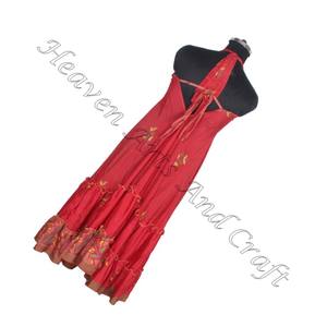 Vestidos largos de seda de estilo informal para mujer, ropa de playa barata y reciclada, a la última moda - Product Image 4