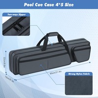 Bâton de billard étanche étui de transport pour queue de billard bretelles étui rigide pour queue de billard une pièce sac pour bâton de billard
