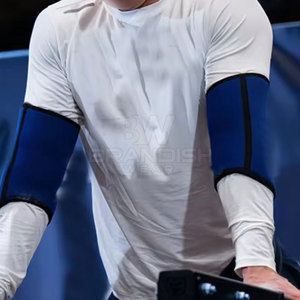 ปลอกแขนกันกระแทก ผลิตจากวัสดุทนทาน ผลิตในปากีสถาน ขายส่งราคาถูก ปลอกแขนรัดกล้ามเนื้อสำหรับออกกำลังกาย ยกน้ำหนัก - Product Image 5