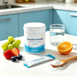 Sucralose <span class=keywords><strong>HappyLife</strong></span> en Gros, Édulcorant en Vrac, Pureté 98%, Poudre Cristalline Blanche, 25kg/tambour, MOQ 1 Tambour - Product Image 2