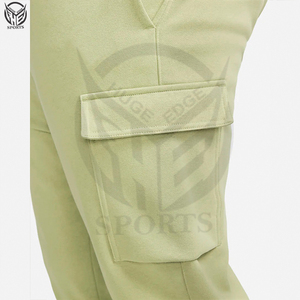 Pantalon cargo Jogger coupe slim prix d'usine 100% coton Homme Casual Design uni style pantalon cargo pour homme. - Product Image 5