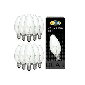 Clear Candle Style E14 Incandescent <b>Bulb</b> 60W - Product Image 1