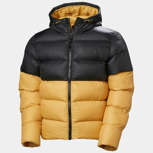 OEM personalizado de los hombres de los Deportes regulares de concha acolchada burbuja acolchada chaqueta de invierno de lana Stand Collar Zip Down Jacket - Product Image 4
