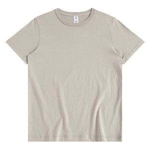 T-shirt col rond 100% coton 200g pour homme, couleur unie simple, manches courtes, hauts décontractés Offre Spéciale design vierge, sonneries peignées - Product Image 1
