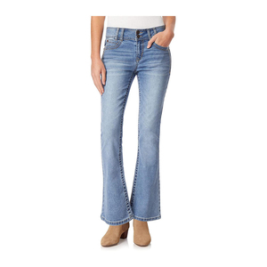 Pantalon large en denim pour femme, taille haute, droit, ample, oversize, long, jambes larges, style 2025 - Product Image 3