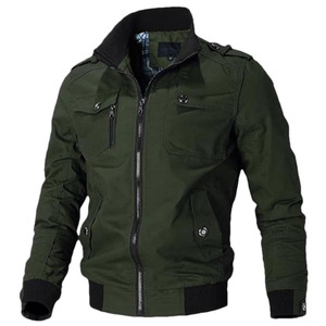 Chaquetas Bomber de Piel de Oveja Antibacterianas de Primera Calidad para Hombre y Mujer, Cuello Alto, Nuevo Estilo, Todas las Tallas y Colores, MOQ Bajo - Product Image 1