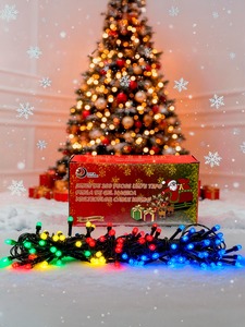 Lampadina a LED con perle lampadine a 100 6.4M bianco caldo multicolore decorazioni per albero di natale per interni esterni stringa IP44 nominale DC 6V dimmerabile - Product Image 5