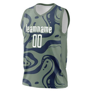 Nouveaux maillots de basket-ball personnalisés par sublimation uniformes de basket-ball pour jeunes à séchage rapide de haute qualité - Product Image 3