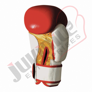 ถุงมือชกมวยหนังแท้คุณภาพสูง ถุงมือฝึกคิกบ็อกซิ่ง ผู้ผลิต OEM แบบกำหนดเอง ถุงมือฝึกศิลปะการต่อสู้ - Product Image 5