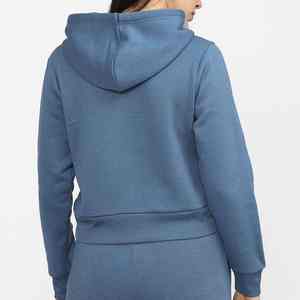Sweats à capuche respirants anti-rides de la meilleure qualité pour les femmes nouveau design matériau souple bon marché service OEM meilleur Crop Top Hoodies - Product Image 3
