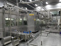 Ligne de remplissage automatique de bouteilles d'eau pure de table 3 en 1 de 5 litres, machine de bouchage et de mise en bouteille, machine de remplissage d'eau en bouteille
