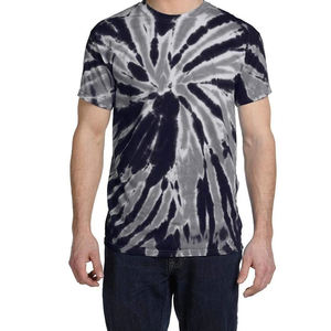 T-shirts décontractés pour hommes, manches régulières, en polyester et coton, séchage rapide, logo personnalisé, haute qualité, respirant, tie-dye - Product Image 1
