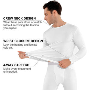 Custom Green Winter Thick Fleece <b>Thermal</b> Base Layer Long Johns Suit for <b>Men</b> Breathable <b>Thermal</b> <b>Underwear</b> for Winter - Product Image 5