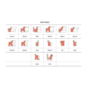 Corée du Sud Hansung Tech Emballage de cylindre pour piston/tige/piston et tige/joints anti-poussière - Product Image 5