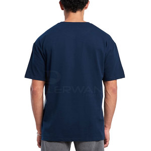 Service OEM T-shirt surdimensionné pour hommes Prix de gros T-shirt surdimensionné pour hommes 100% coton T-shirt surdimensionné pour hommes - Product Image 2