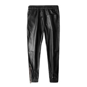 Wholesale OEM Service Men's Winter Casual Sweatpants-Eco-Friendly 100% Cotton Canvas Fleece Thickness <b>Elastic</b> Waist <b>Lace</b>-Up - Product Image 6