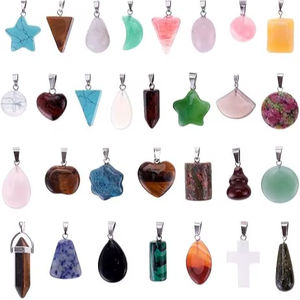 Fournisseur en gros et Surgyan Saini, pendentif en pierres précieuses naturelles mélangées, pendentif en argent sterling 925, fabrication de bijoux pour femmes - Product Image 1