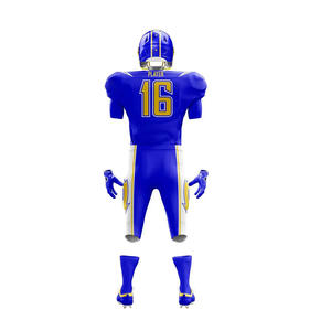 Custom Design American <b>Football</b> Uniform Plus <b>Size</b> Adult Club Compression Set Breathable Anti-Bacterial Quick Dry Digital Print - Product Image 6
