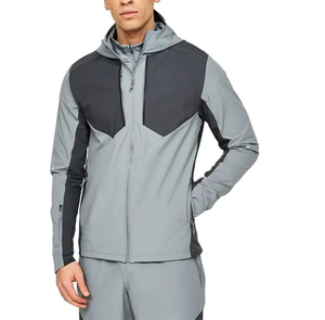 Chándal cortavientos de nailon con logotipo personalizado, ropa de calle vintage de dos piezas para correr, cortavientos conjunto con cremallera completa, chándales para hombre - Product Image 2