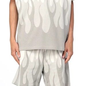 Ensemble de short d'été en coton respirant pour hommes Ensemble de short de plage à impression intégrale pour le printemps et l'été Ensemble de short de plage à séchage rapide pour hommes très vendu - Product Image 3