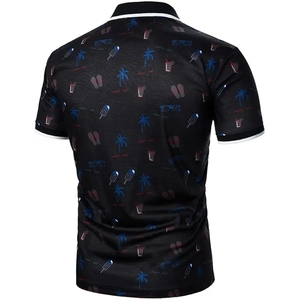 OEM <b>Men's</b> for Polo <b>Shirts</b> High Quality 100% Cotton Casual Wear Summer Print Pattern Made in Pakistan - Product Image 3
