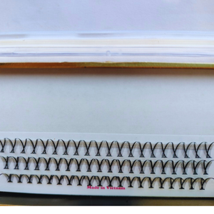 Extensiones de Pestañas de Volumen Completo, Hechas a Mano, en Forma de V, de Pelo Sintético Individual, Soporte Personalizado, Precio al por Mayor para Maquillaje - Product Image 2