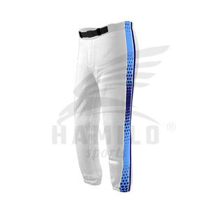 Pantalons de baseball personnalisés de haute qualité, respirants, à séchage rapide, 100% polyester, ensemble de vêtements de sport, uniforme d'équipe pour hommes adultes - Product Image 6