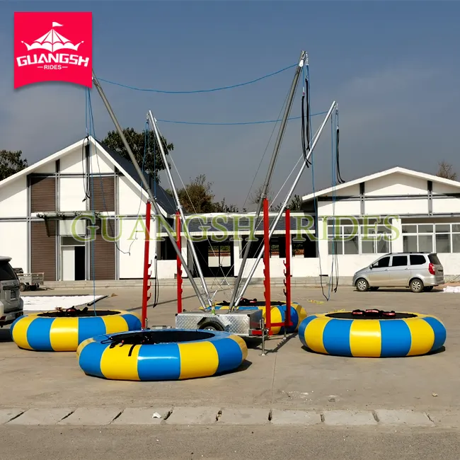 4 in 1 mobile bungee trampolines outdoor sale for children