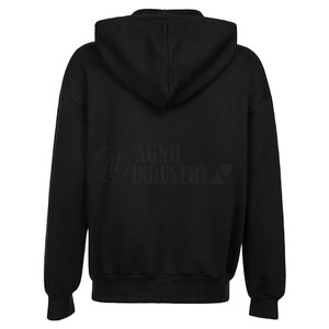 Sudadera con Capucha y Cremallera para Hombre, con Pedrería, 100% Algodón, Estilo Urbano, Invierno, Casual, Ecológica y Transpirable - Product Image 2