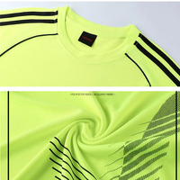 Vêtements de football à manches courtes pour adultes et enfants Maillots de football et survêtements de fitness pour hommes et filles pour enfants de 10 ans et plus