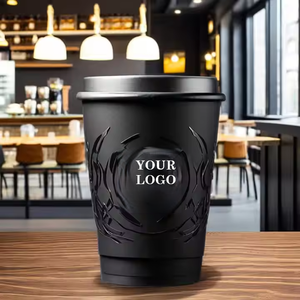 แก้วกาแฟกระดาษแบบใช้แล้วทิ้ง ขนาด 120 มล. (4 ออนซ์)  แบบกำหนดเองได้ ย่อยสลายได้ ป้องกันการรั่วซึม รีไซเคิลได้ ผนังสองชั้น พร้อมฝาปิดแบบเป็นมิตรต่อสิ่งแวดล้อม เหมาะสำหรับการตั้งแคมป์ - Product Image 1