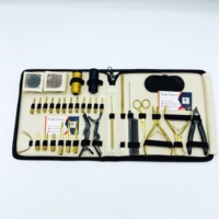 Kit d'outils Somofy Enterprises en acier inoxydable à micro-liens pour extensions de cheveux à maintien fort, pour coiffure - Anneaux à clipser
