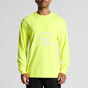 เสื้อยืดแขนยาวผู้ชายผ้าคอตตอน 100% เนื้อหนา ทรงหลวม สไตล์สตรีทแวร์ สกรีนลายตามสั่ง พิมพ์โลโก้ได้ ระบายอากาศได้ดี - Product Image 6