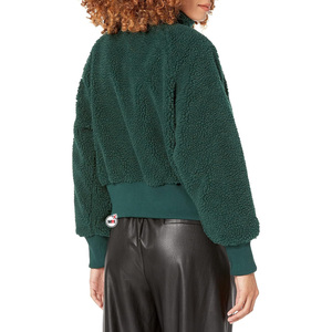 Personaliza tu propia ropa de otoño para mujer, chaqueta de piel para mujer al aire libre, 100% poliéster, transpirable, logotipo personalizado, colores sólidos - Product Image 2