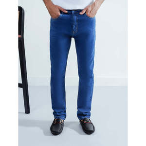 Jeans de Mezclilla Vintage de Corte Recto para Hombre, 9 Apparel, Fabricante ODM, Exportador Mayorista, Ecológicos, Color Invierno - Product Image 1