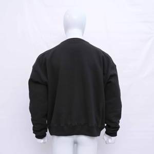 เสื้อสเวตเชิ้ตถักไหมพรมผสมโพลีเอสเตอร์/คอตตอน ลายดอกไม้ ระบายอากาศได้ดี สไตล์วินเทจเรโทร สตรีทแวร์  โลโก้สีพื้น  สำหรับใส่ไปเรียน - Product Image 5