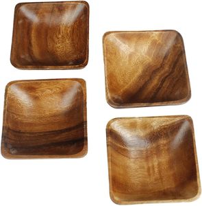 Plato de Servir Rectangular de Bambú Pulido, Ecológico y de Lujo, Fácil de Limpiar, Utensilios de Cocina para el Hogar y Regalos Empresariales al por Mayor - Product Image 4