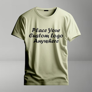 T-shirt en coton personnalisé de haute qualité pour hommes avec option d'impression et design blanc classique à manches courtes pour la vente en gros - Product Image 3