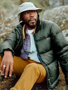 Veste matelassée élégante, confortable et légère pour hommes Veste d'hiver en toile chaude et imperméable avec capuche - Product Image 6