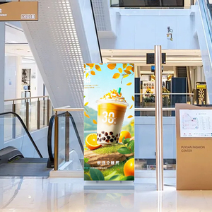 หน้าจอแสดงผลโปสเตอร์ LED สองด้านอัจฉริยะใหม่หน้าจอโฆษณากลางแจ้งดิจิตอล LED ในร่มพร้อม WIFI 4G 5G ไร้สาย - Product Image 4