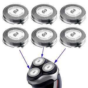 Cabezales de repuesto HQ8 compatibles con afeitadoras Philips Norelco, cuchillas de afeitar para PT720 AT880 AT810, cuchillas HQ8, paquete de 6 piezas - Product Image 3