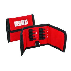 Jeu de 9 embouts Usag avec profil hexagonal spécial, comprend des clés hexagonales - Product Image 1