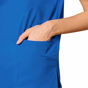 New High Quality Scrubs <b>Set</b> For Mn's Uniform Suit Stretch <b>Top</b> <b>And</b> Pants With Multi Pocket For Doctor Workwear Scrub Suite - Product Image 5