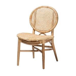 Boho Chic Handmade Wicker <b>Dining</b> <b>Chairs</b> for Living Room & Garden Natural Rattan <b>Dining</b> <b>Chairs</b> Vietnam Factory - Product Image 1